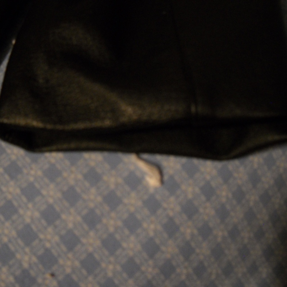 Worthington Genuine Leather Black Jacket EUC Size Small Petite Vintage - Picture 4 of 11
